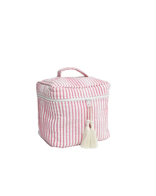 BYTIMO - Beauty Bag - Pink Stripe