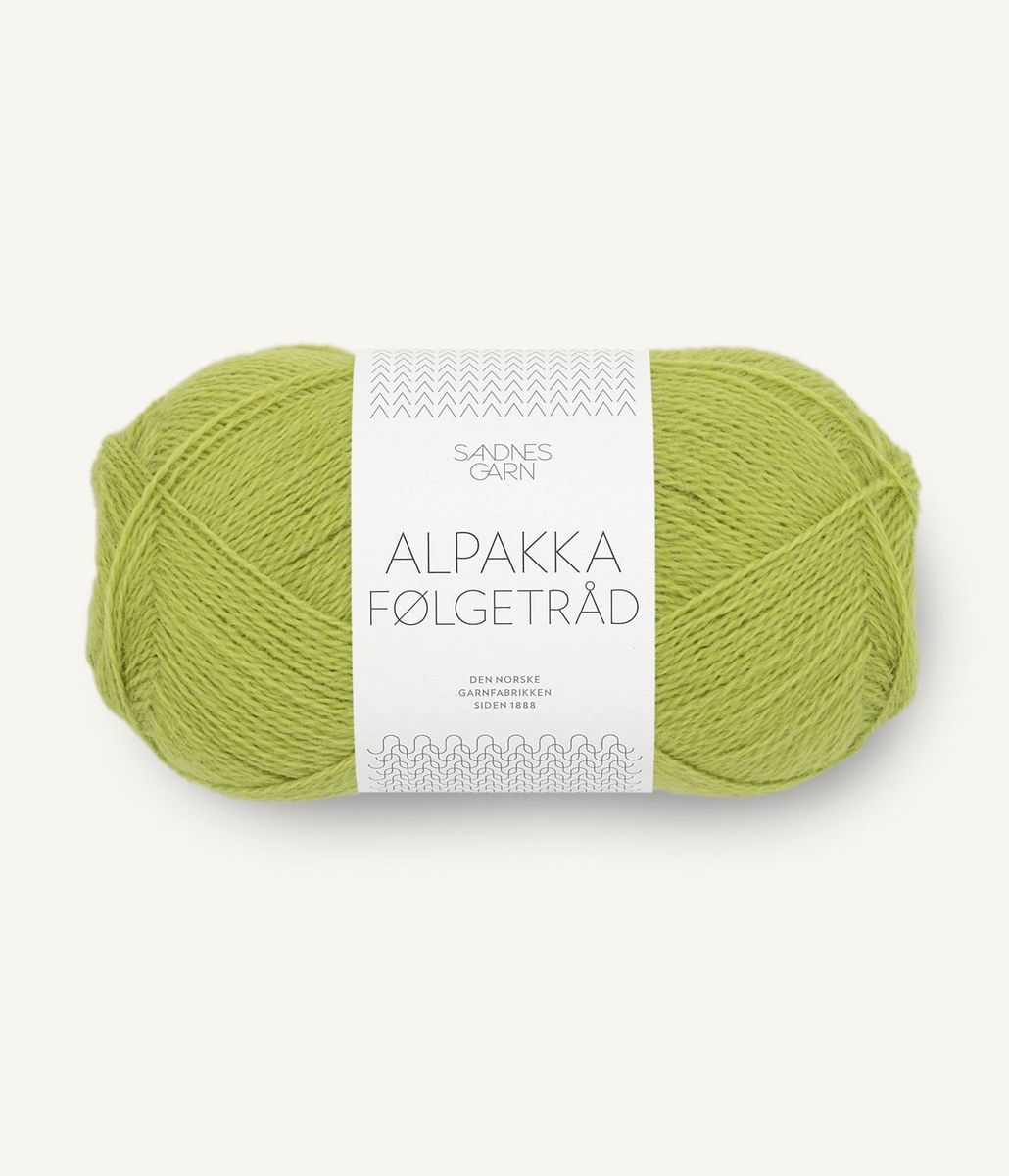 Alpakka Følgetråd 9825 Sunny Lime 