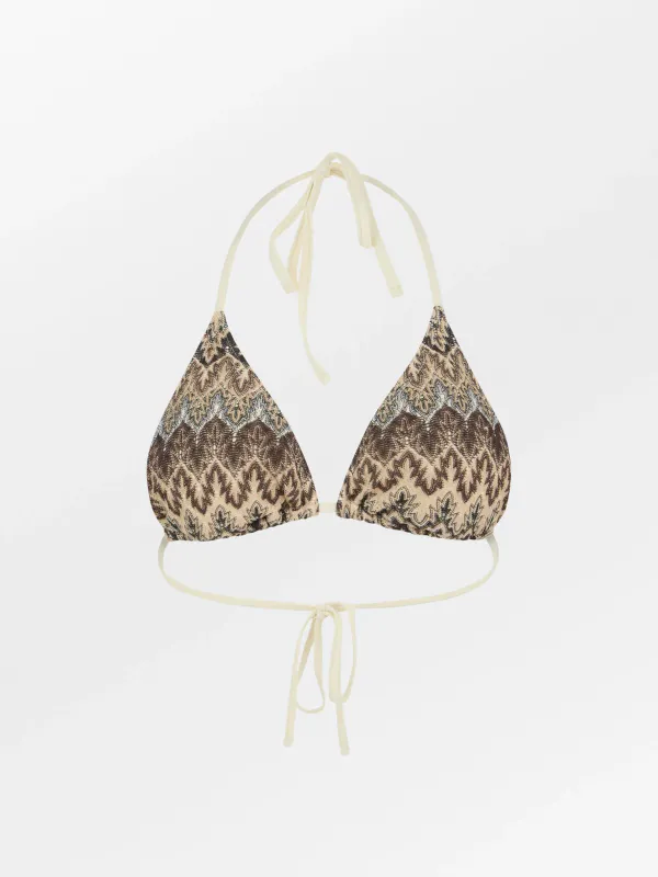 Amber Bel Bikini Top - Mocha Brown