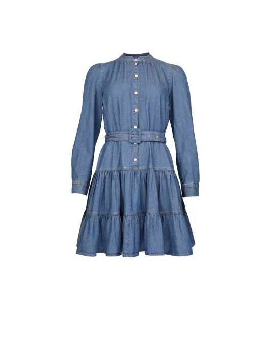 Hovedbilde BYTIMO - Denim Belt Dress - French Blue