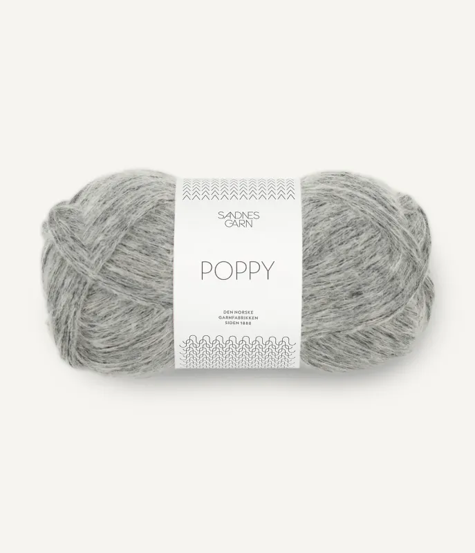 Poppy - 1042 Gråmelert 