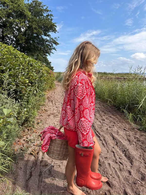 Rah Oslo - Printed Short Jacket - Red