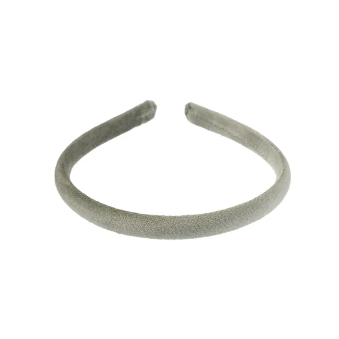 Hovedbilde VELVET HAIR BAND THIN MILIEU GREEN