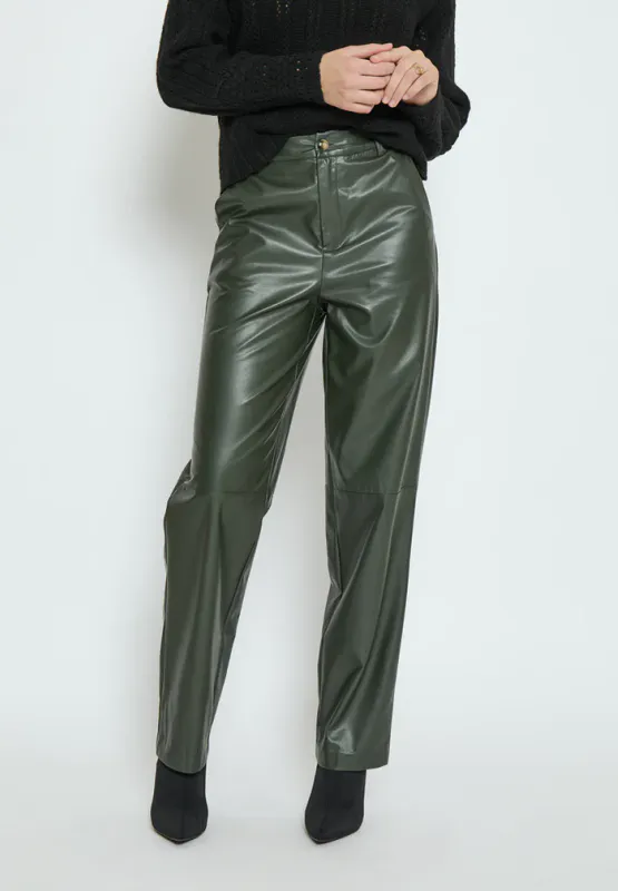 FLARED PANTS - DEEP DEPTHS GREEN