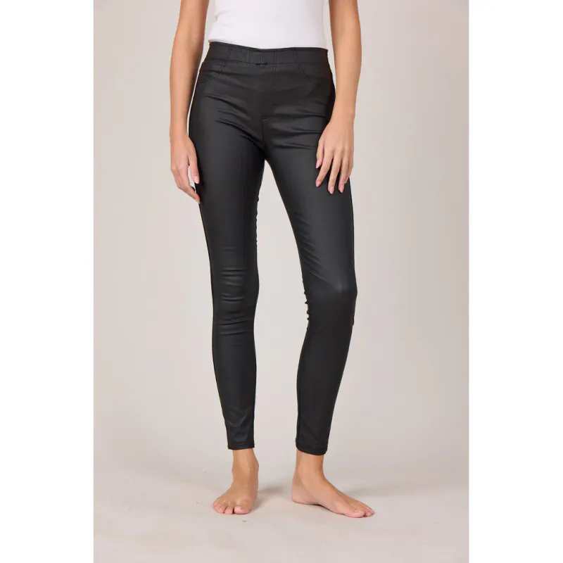 MAPP JEANS - Aleia Coated Legging - Sort 