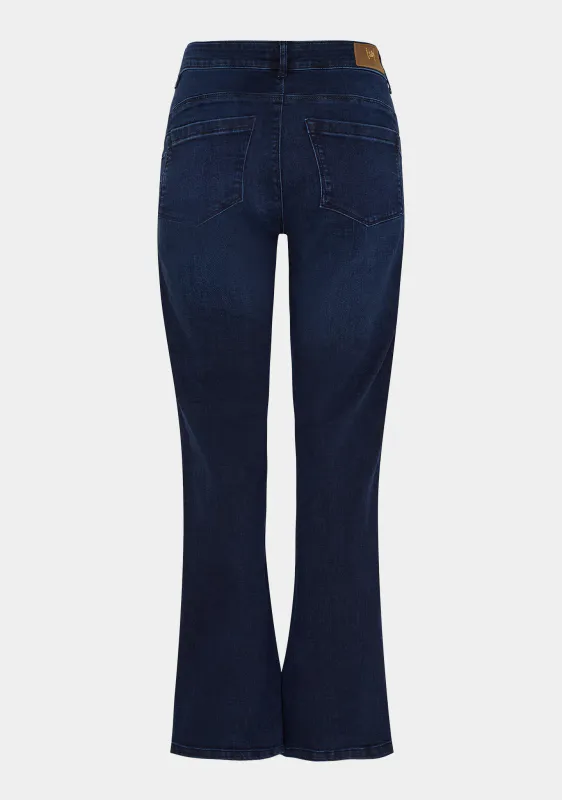 ISAY - Verona Flare Jeans - Dark Basic Wash