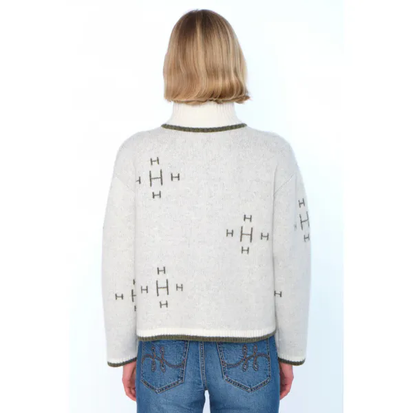 Hovedbilde HÉST - IBEN ZIP JAKKE WHITE