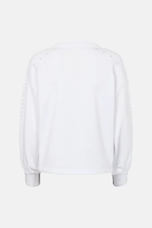 RUE DE FEMME - Magnhild sweatshirt - Off white