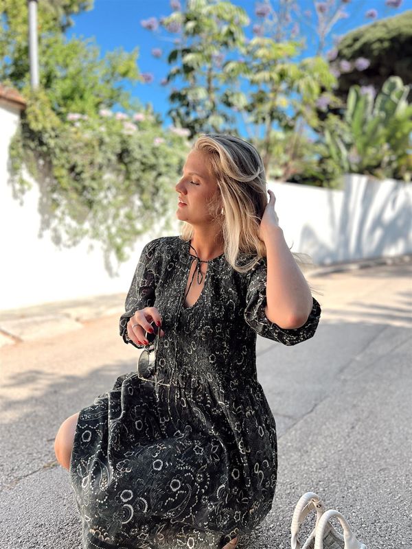 Rah Oslo - Ella Smock Dress - Army Print