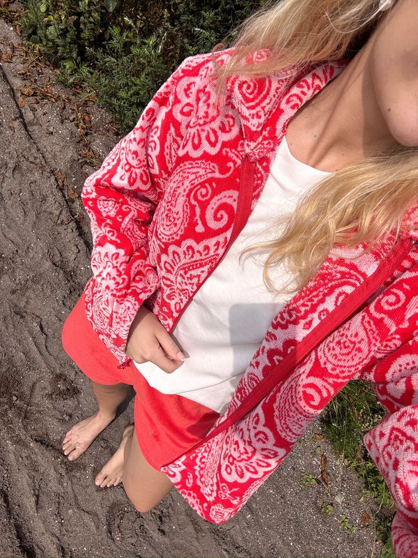 Rah Oslo - Printed Short Jacket - Red