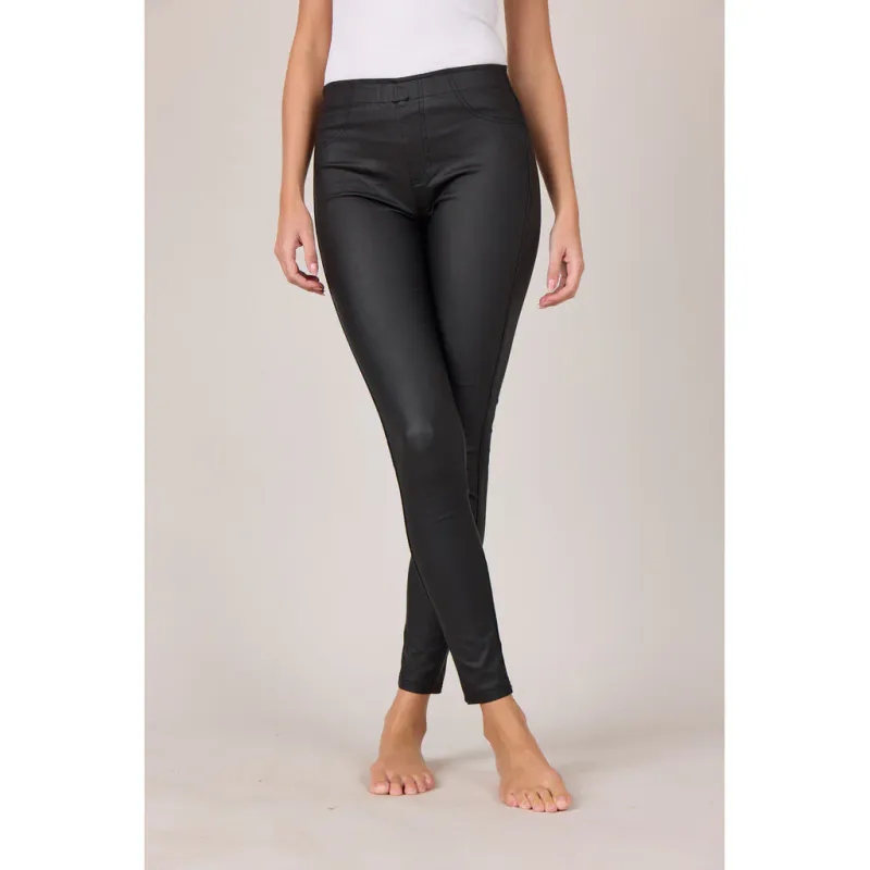 MAPP JEANS - Aleia Coated Legging - Sort 