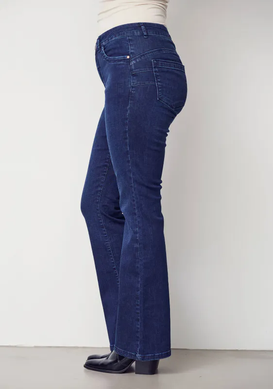 ISAY - Verona Flare Jeans - Dark Basic Wash