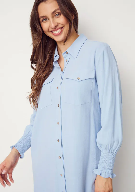 Isay - Pearl Tunic - Light Blue