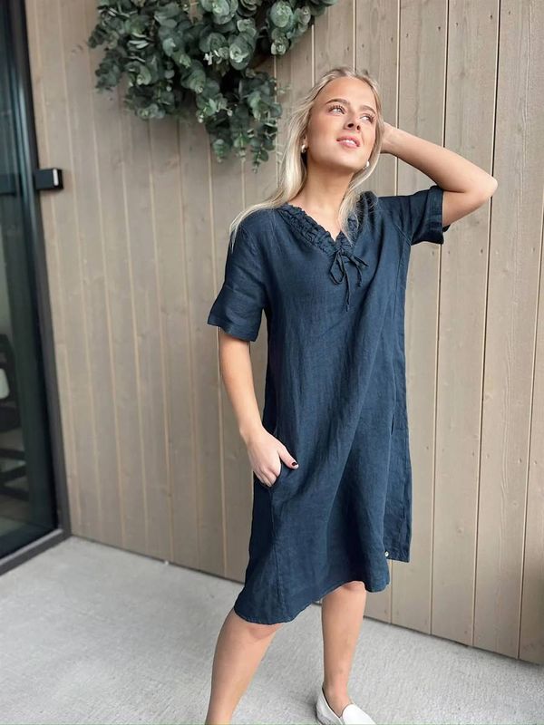 Rah Oslo - Clara Dress -  marineblå 