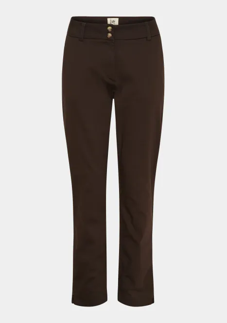 Hovedbilde Isay Chino Pant - Dark Brown Long 