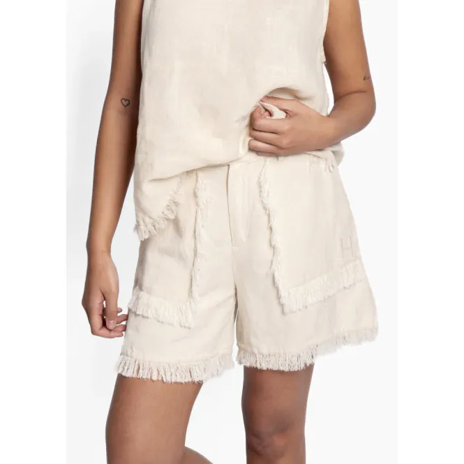 Hovedbilde HÉST - LILA LINEN SHORTS - SUMMER SAND 