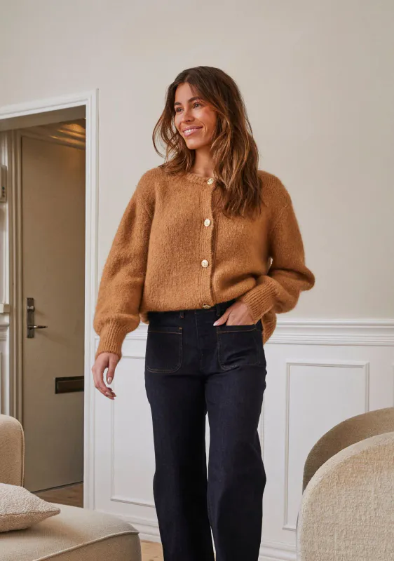 ISAY - Joa Knit Cardigan - Luxury Camel