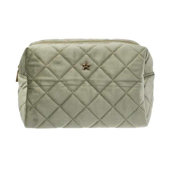 Hovedbilde VELVET SQUARE QUILTED MAKE-UP POUCH LARGE MILIEU ...