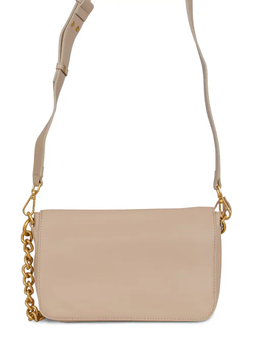 Hovedbilde HAUST - CHAIN LEATHER BAG - SAND MELERT