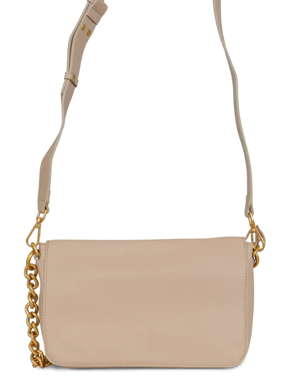 HAUST - CHAIN LEATHER BAG - SAND MELERT