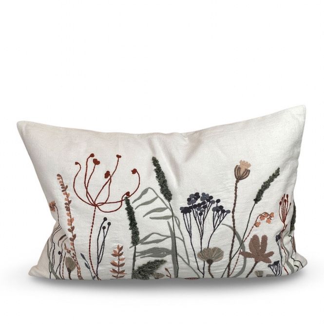 Hovedbilde Miljøgården Putetrekk Medusa hvit/rosa 60x40