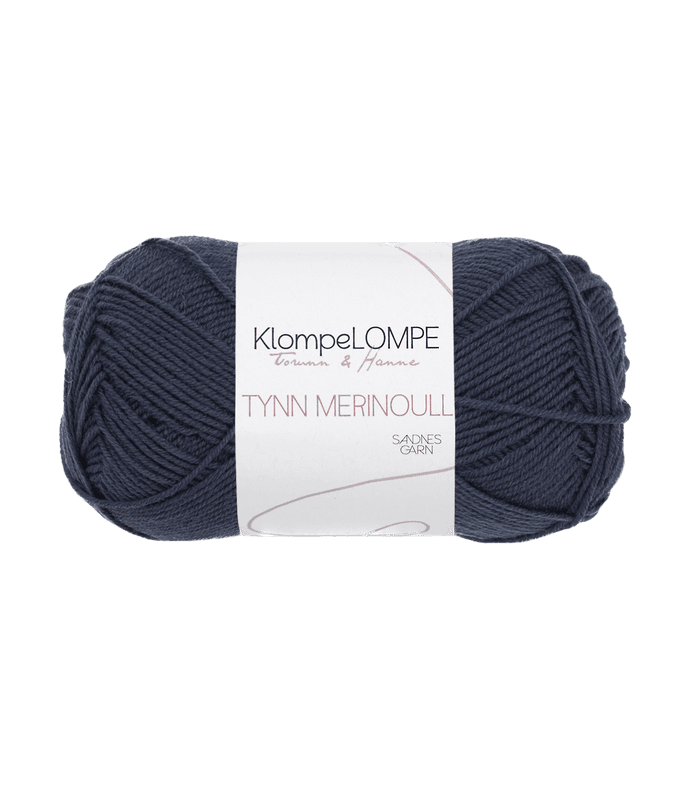 KlompeLOMPE Tynn Merinoull Marine 6081