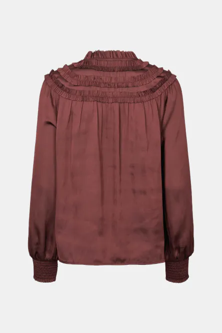 Hovedbilde Rue De Femme - Alba Bluse - Dark Wine 