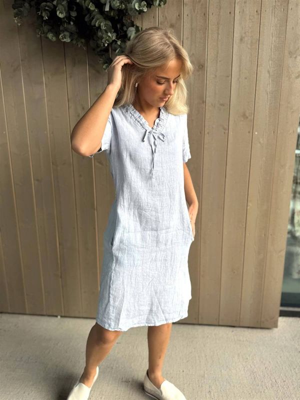 RAH OSLO - Clara Dress -  Sky