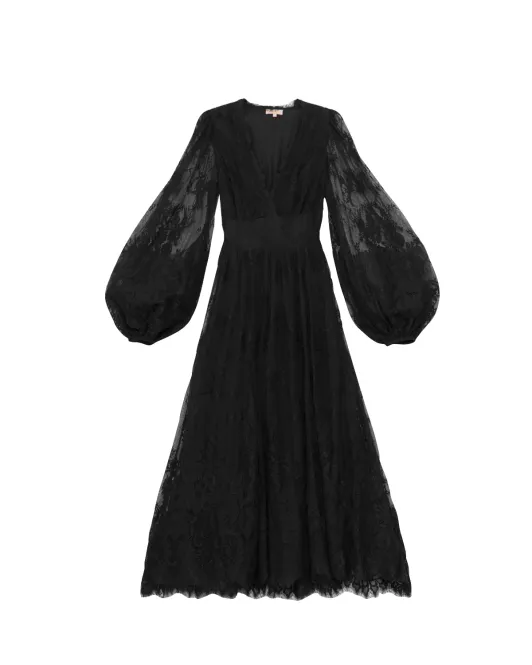 Hovedbilde BYTIMO - Delicate Lace V-neck dress Navy