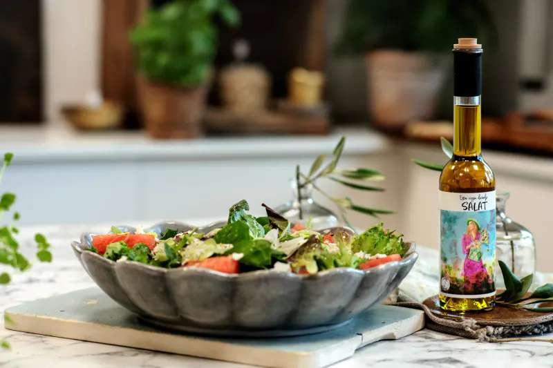 FRUTIMIAN - SALATOLJE av extra virgin olivenolje og basilikum 250 ml