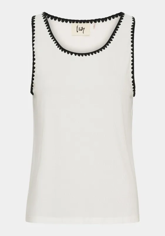Isay - Dee Tank Top - Broken White
