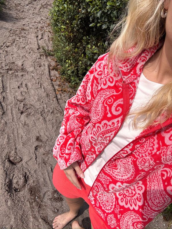 Rah Oslo - Printed Short Jacket - Red