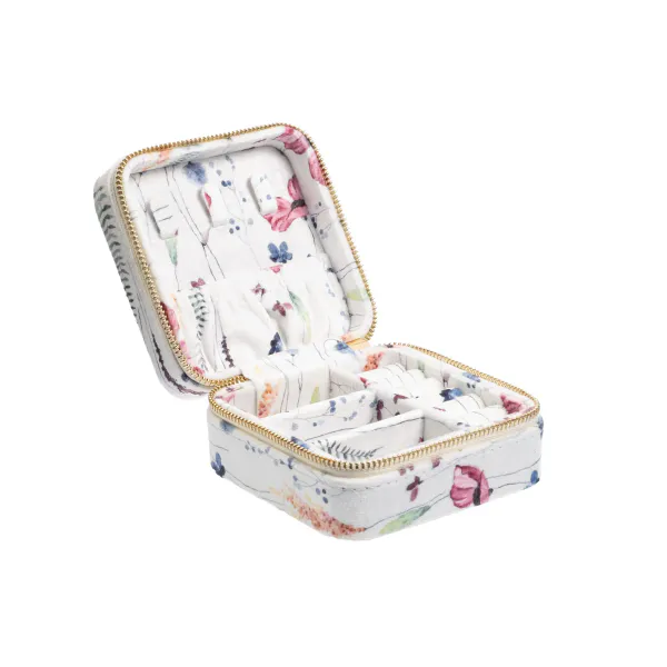 Hovedbilde VELVET JEWELLERY BOX MINI MULTICOLOR FLOWER ...