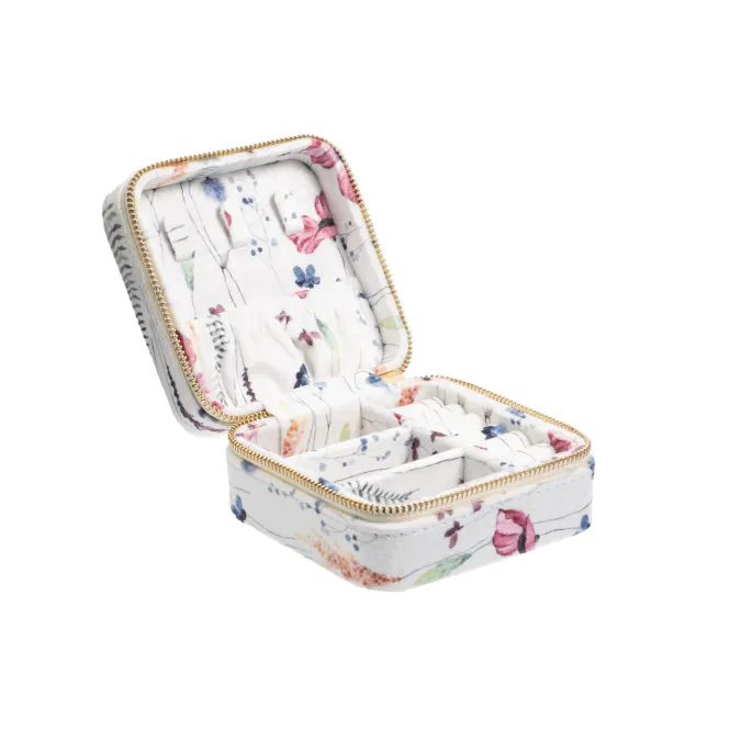 Hovedbilde VELVET JEWELLERY BOX MINI MULTICOLOR FLOWER ...