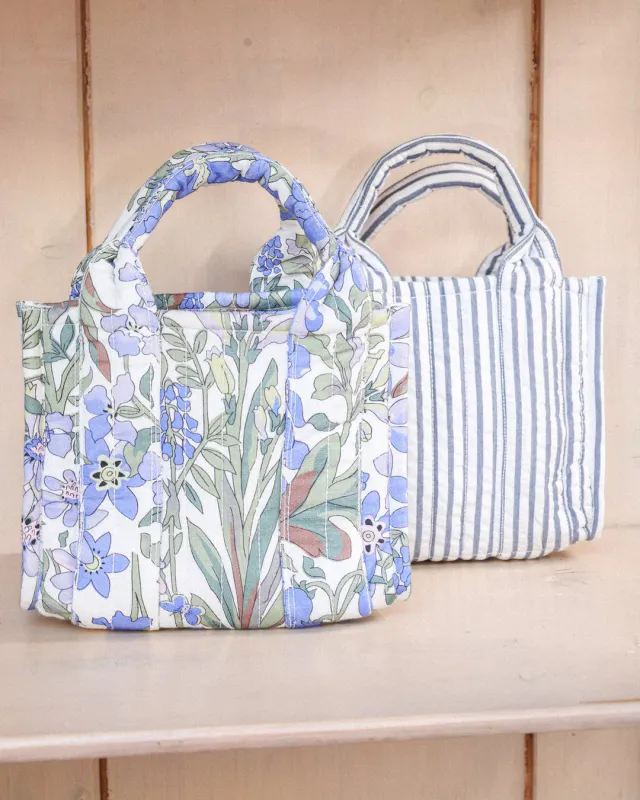 BYTIMO - Tote Bag Small - Blue Stripe 