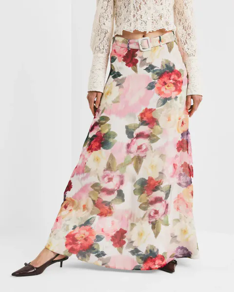 Hovedbilde BYTIMO - ORGANZA MAXI SKIRT - BREEZE