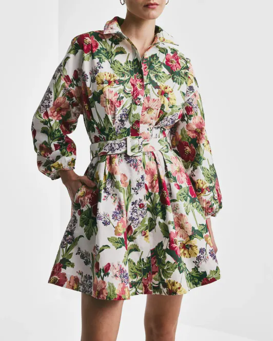 Hovedbilde ByTiMo - Structured Shirt Dress Daylight Blossom
