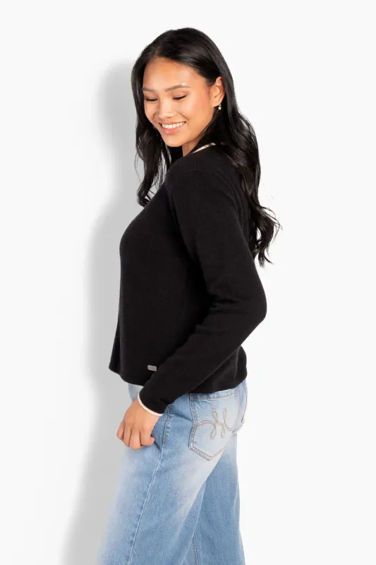 HÉST - Vivienne Cardigan - Black