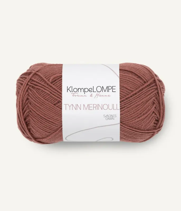 KLOMPELOMPE TYNN MERINOULL PLOMMEROSA 4043